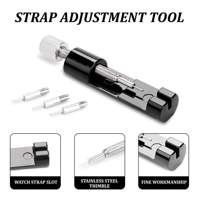 EPCDBBRT 1 Piece Bracelet Removal Tool with 3 Pieces Pins, Watch Link Removal Kit, Watch Adjustment Kit, Watch Strap Adjustment Tool, Watch Hands Removal Kit, Pin Removal Tool - Image 3