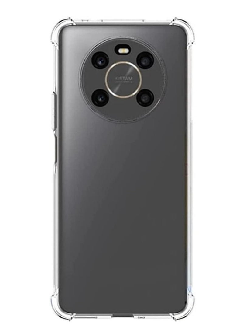 vesus Honor X9 / Honor X9 5G Clear Transparent Case Soft Flexible Silicone Back Cover Shockproof Case with Reinforced Bumper Corner - Image 1