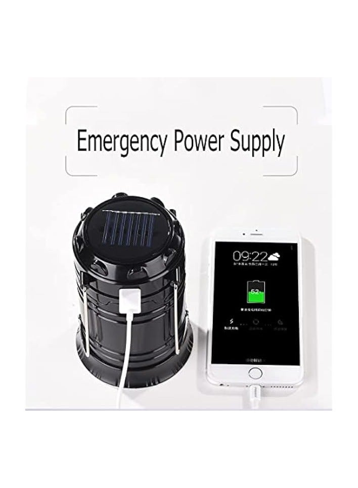 erorex 2 Pack Portable Led Camping Lantern Flashlights Survival Kit For Emergency, Hurricane, Outage  - Image 3