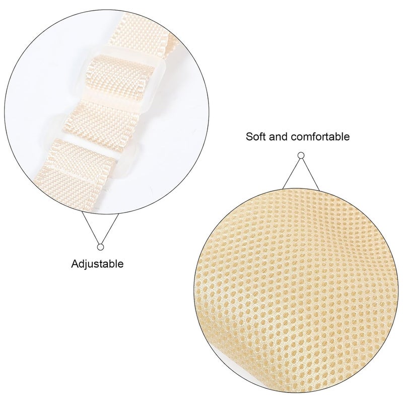 Breathable Adjustable Arm Sling for Fractures and Shoulder Dislocation, Khaki Mesh Forearm Support Strap Medical Brace for Adult and Use - Image 3