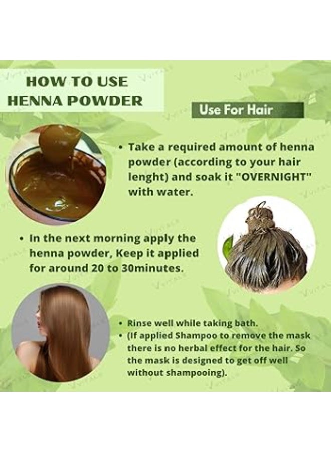 Online Quality Store Natural Organically Cultivated Herbal Henna Powder for Hair-100g |triple Sifted Powder |mehendi powder natural |Pure (Mehendi) |Natural Conditioning & Anti-Dandruff Hair Color Solution, for Men & Women - Image 3