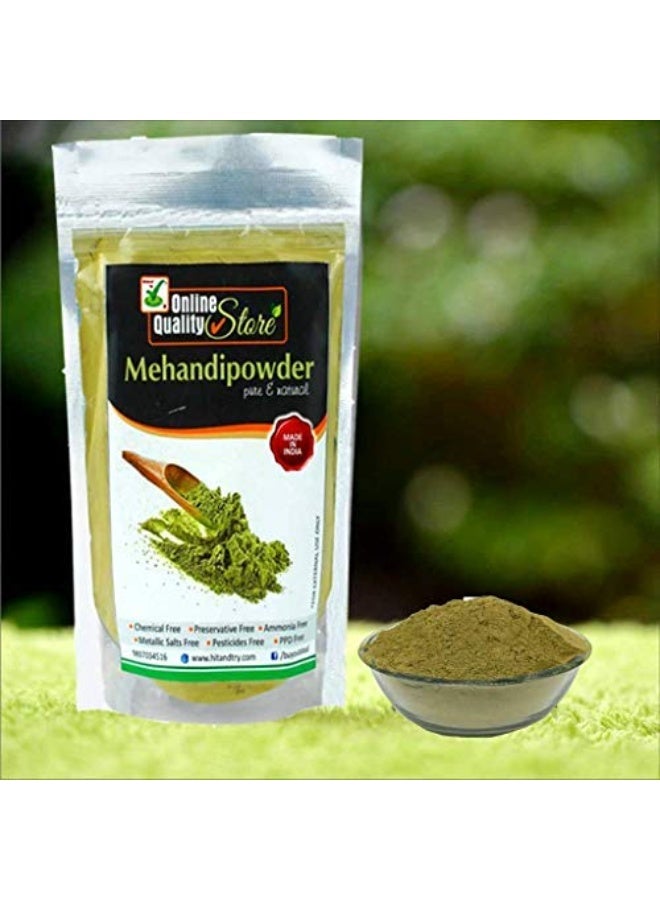Online Quality Store Natural Organically Cultivated Herbal Henna Powder for Hair-100g |triple Sifted Powder |mehendi powder natural |Pure (Mehendi) |Natural Conditioning & Anti-Dandruff Hair Color Solution, for Men & Women - Image 1