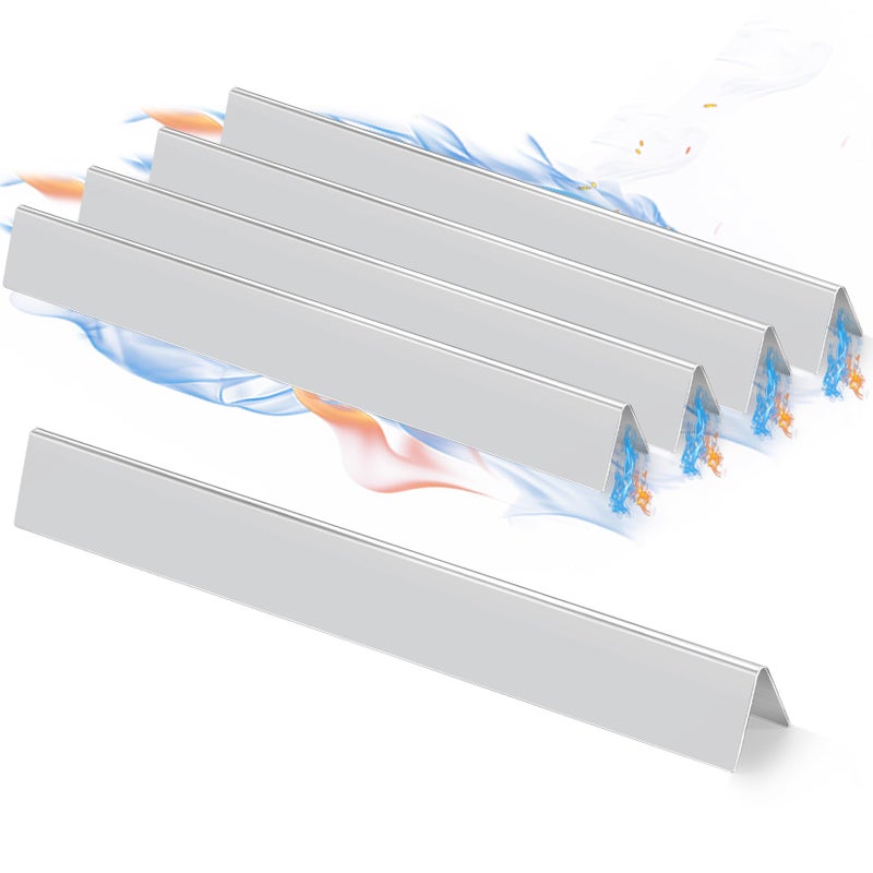 GasSaf 225 inch Flavorizer Bars for Weber 7536 Grill Parts for Spirit 300 E310 E320 S310 S320 Spirit 700 Weber 900 Genesis Silver B C Genesis Gold B C Grill Flavor Bars for 7537 65903 5Pack
