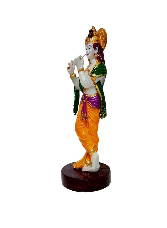 FABZONE Resin Lord Krishna Idol - Makhanchor, 11.5 Inches, Multicolor Decorative Statue (1 Piece) - Image 3