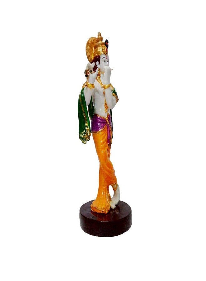 FABZONE Resin Lord Krishna Idol - Makhanchor, 11.5 Inches, Multicolor Decorative Statue (1 Piece) - Image 4