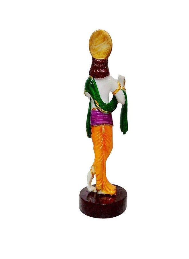 FABZONE Resin Lord Krishna Idol - Makhanchor, 11.5 Inches, Multicolor Decorative Statue (1 Piece) - Image 5