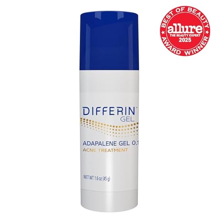 Differin Acne Treatment Gel, 90 Day Supply, Retinoid Treatment for Face with 0.1% Adapalene, Gentle Skin Care for Acne Prone Sensitive Skin, 45g Pump (Packaging May Vary) - Image 2