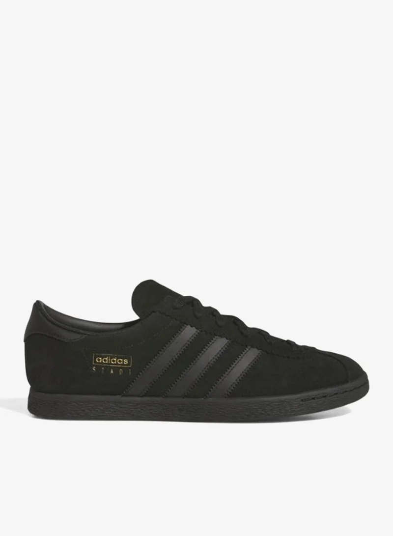 adidas Originals CBLACK/CBLACK/CARBON Stadt Black Originals Shoes  | Best Price UAE