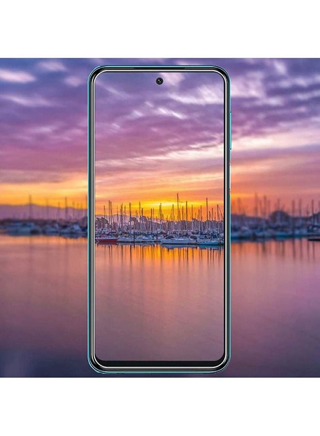 21D Full Tempered Glass Screen Protector For Xiaomi Redmi Note 9S/Redmi Note 9 Pro Black/Clear - Image 3