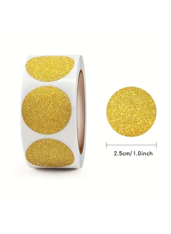 Round Waterproof Gift Card Sealing Stickers 1 Inch 12 Colors Model 76R CSJ - Image 1