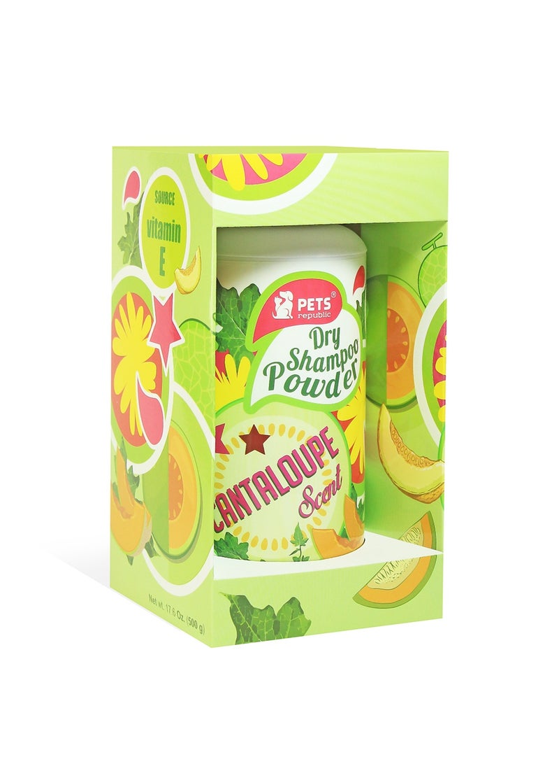 Pets Republic Cantaloupe  Dry Powder Shampoo 500 ml - Image 2