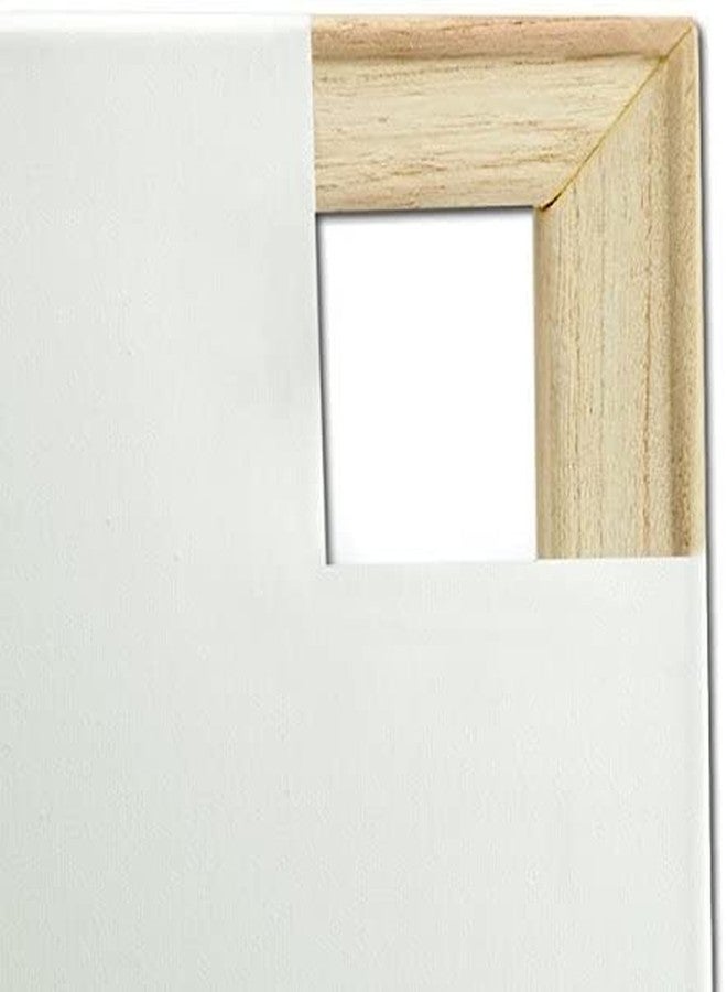 Eascan Art Painting Drawing and Sketch Accessories Quality Deep Edge Pre Stretched Canvas 14"X14" Pack of 2 - Image 3