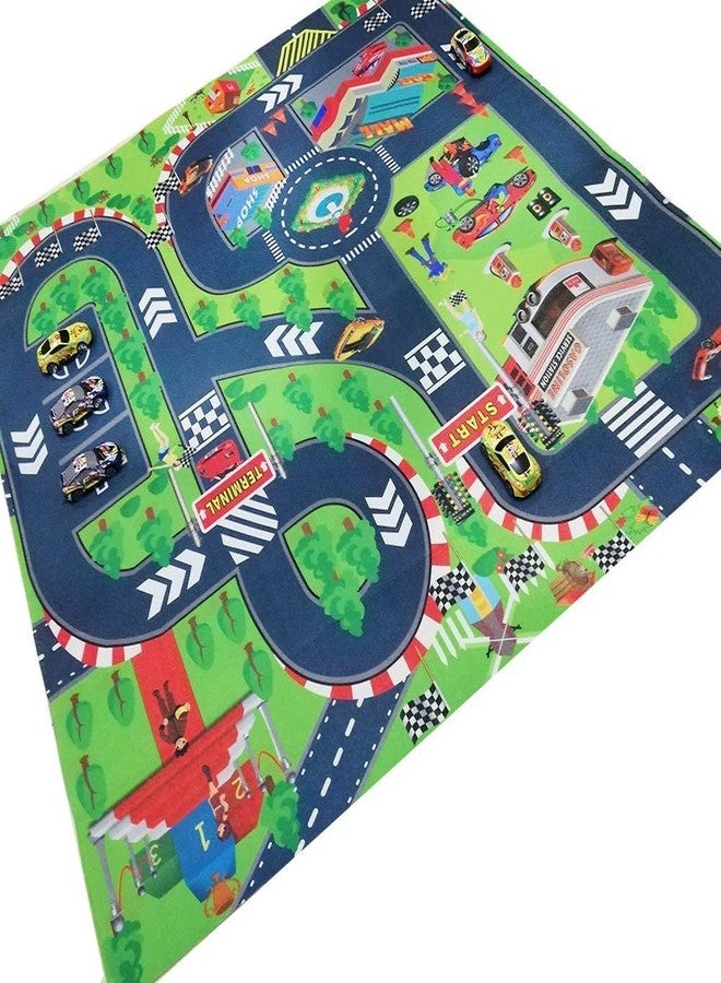 JTMM Kids Mat for Toy Cars, Play Mat for Kids 27.5 x 31.5 Inches, Great for Playing with Cars and Toys - Image 4