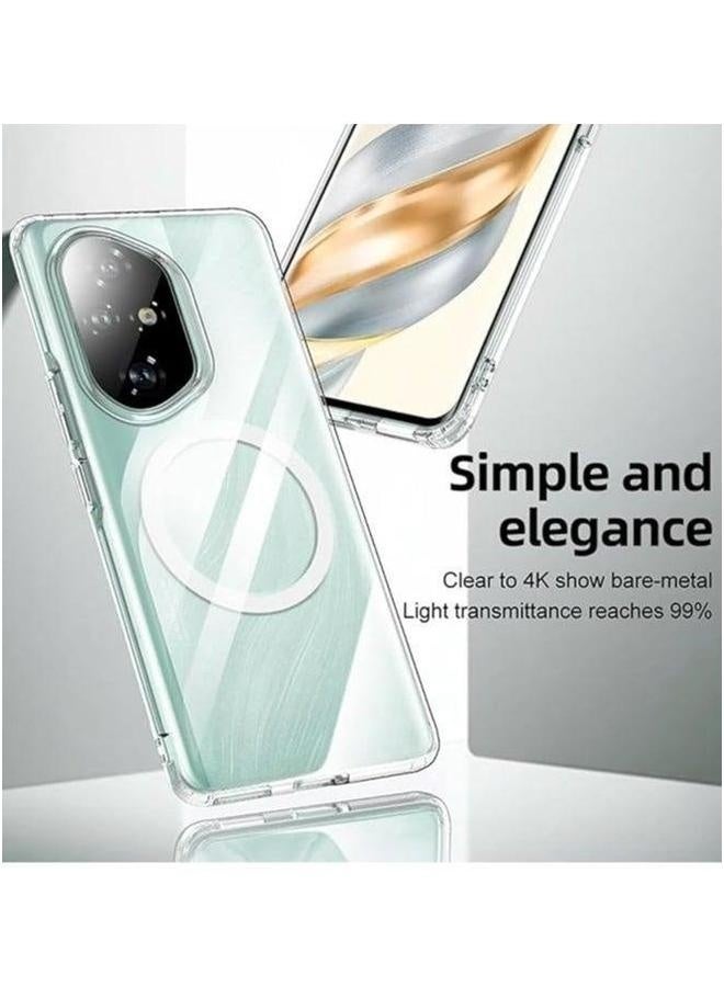 Case Compatible with Honor 300 Pro, Mag-Safe, Shockproof High-Grade Protection, Yellowing Resistant, Magnetic Classic Hybrid  - Image 2