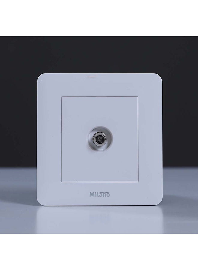 DANUBE HOME Danube Home - Milano Satellite Socket Wh Ps - Image 1