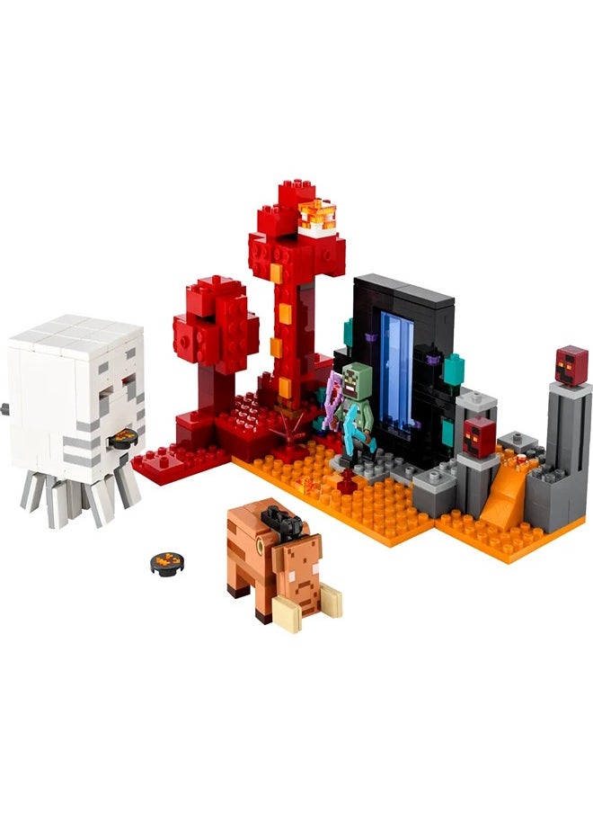 LEGO LEGO - Minecraft The Nether Portal Ambush 352 Pieces - 21255  - Image 1