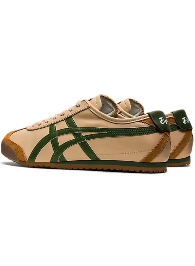 Onitsuka Tiger Mexico 66 Unisex Colorblock Sneakers – Brown/Green | Retro Casual & Lightweight Comfort - Image 4