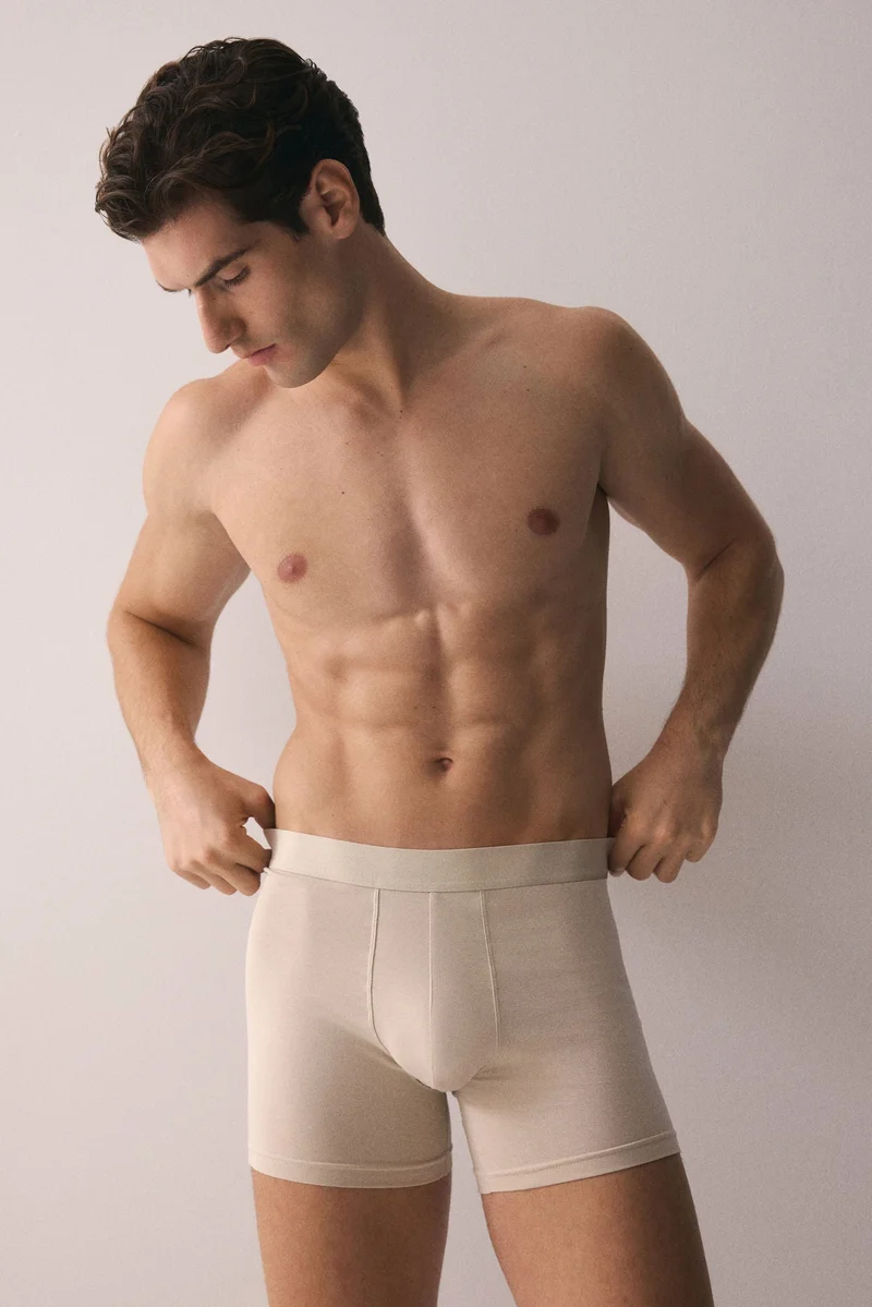 اتش اند ام سروال ترانك بارتفاع متوسط من القطن - عبوة 10 قطع