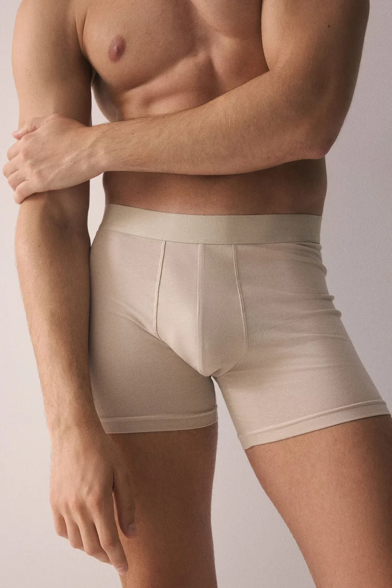 اتش اند ام سروال ترانك بارتفاع متوسط من القطن - عبوة 10 قطع