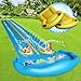 Evoio Water Slide 328ft Inflatable Splash Water Slip with 2 Racing Lanes for Kids Boys Girls Adults Water Slide Outdoor Water Toys for Backyard Garden - Image 4