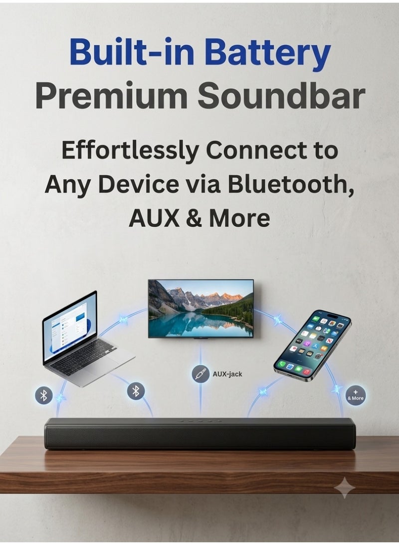 سامسونج Samsung Bundle of 55 Inch Q6F 4K QLED Smart TV With 2.0 Channel Soundbar Bluetooth, HDMI, USB - (2025 Model) 100% Color Volume, HDR10+ | Tizen OS, Knox Security | Metal Stream Design, Wi-Fi, HDMI, USB | 55Q6F+SOUNDBAR Black - Image 4