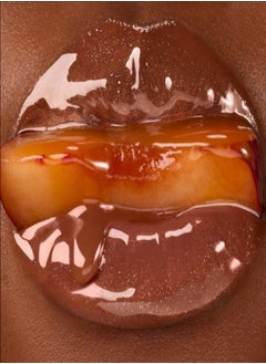 Gisou GISOU Honey Infused Lip Oil Glazed Plum | Hydrating Sheer Hot Coral Gloss - 8ml  - Image 3