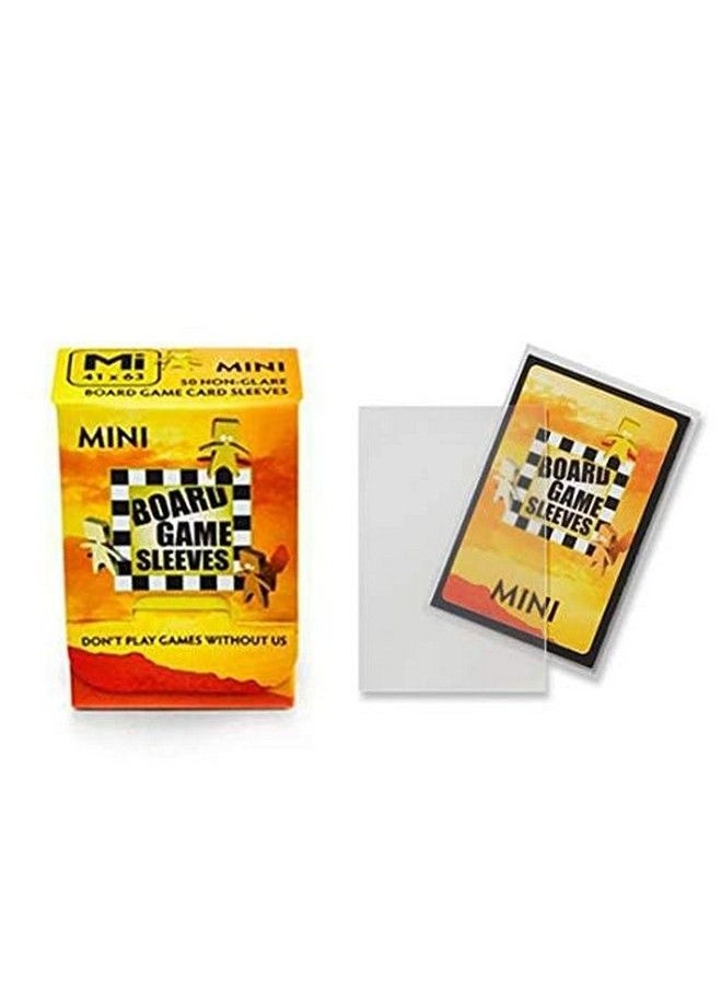 Arcane Tinmen - E Tinmen Non Glare Board Game Sleeves 50 Ct Mini Size Card Sleeves Value Bundle! - Image 1