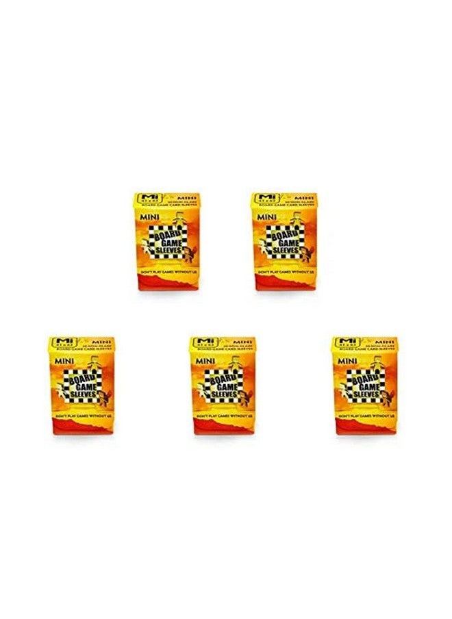 Arcane Tinmen - E Tinmen Non Glare Board Game Sleeves 50 Ct Mini Size Card Sleeves Value Bundle! - Image 1