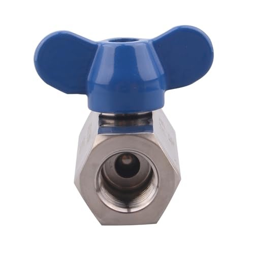 DERNORD Mini Ball Valve - Stainless Steel ball valve 1/4" NPT Thread (1/4" Female&Female) - Image 3