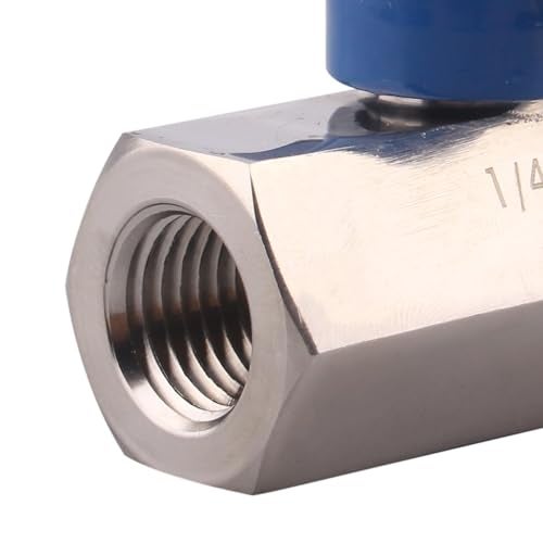 DERNORD Mini Ball Valve - Stainless Steel ball valve 1/4" NPT Thread (1/4" Female&Female) - Image 2