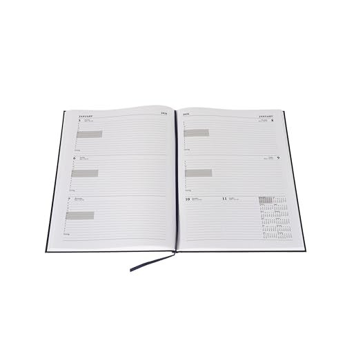 Collins 'Essentials' 12 Month Mid/Academic Year Planner, July 2025-July 2026 - ESSA43M.15-2526 -Week-to-View Appointments Diary, A4 Hard Cover, Red - Image 2