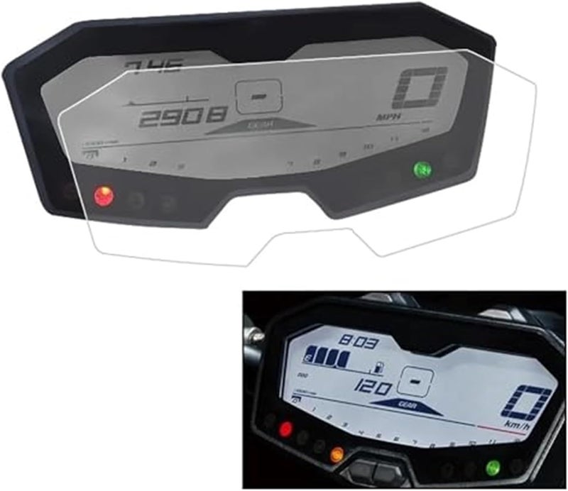 QASULER Motorcycle Dashboard Screen Protector - Image 4