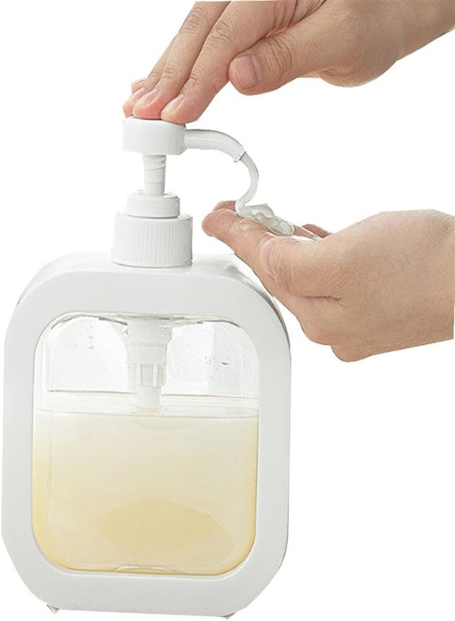 PURCHASE ZONE® 300ml Soap Dispenser Cosmetics Lotion Bottle Hand Dispenser Bottles Plastic Refillable Body Wash Soap Shampoo Containers with Pump Durable Travel [ Multicolor, Pack of 1 ] - Image 1
