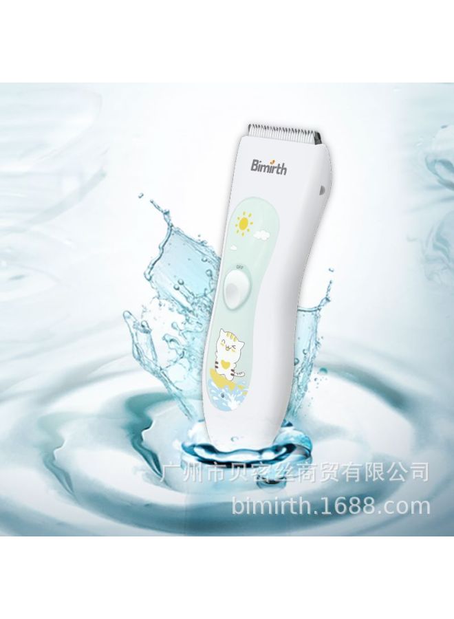 Bimirth Direct Batch Children's Electric Clipper Baby Hair Clipper Silent Waterproof Electric Clipper Hair Clipper Rechargeable Body Washing - Image 4
