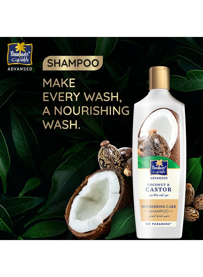 Parachute Nourishing Care Shampoo With Caster And Coconut 2 x 340ml  - Image 2