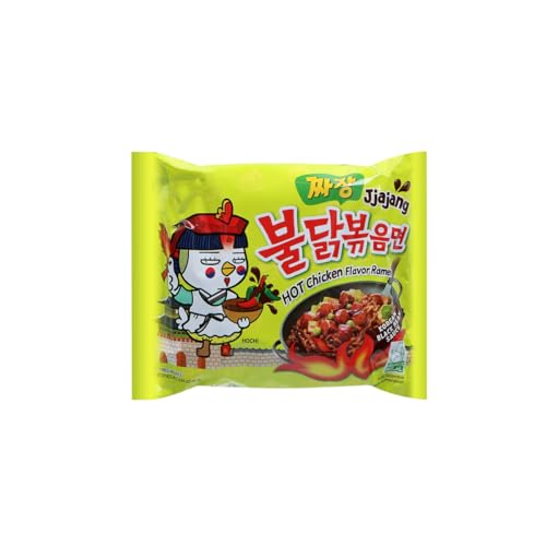 SAMYANG Hot Ramen Jjajang Noodles - Chicken, 140Gm - Image 1