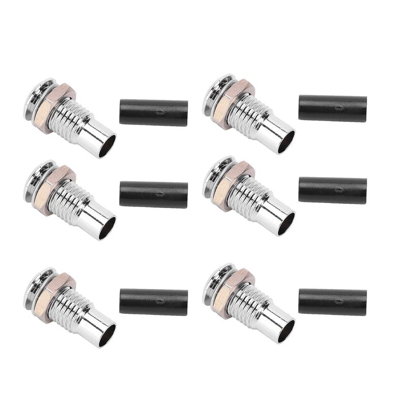 Brass LED Holder Bezel Mount 3mm Flat Metal Base with Gasket Nut 20Pcs Set for PCB Assembly - Image 5