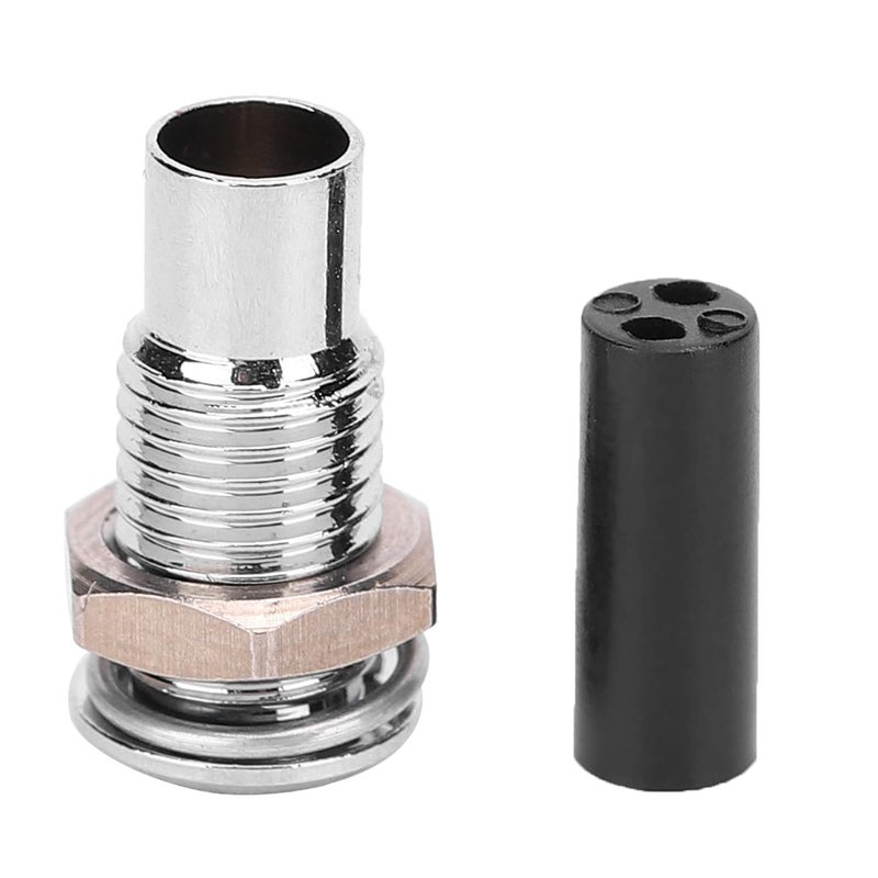 Brass LED Holder Bezel Mount 3mm Flat Metal Base with Gasket Nut 20Pcs Set for PCB Assembly - Image 3