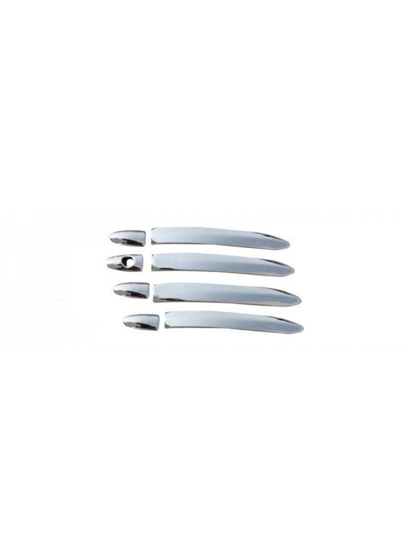 Chrome Door Handle Covers for Kia Cerato 2014–2018 Exterior Trim Set Glossy Finish Easy Installation - Image 2