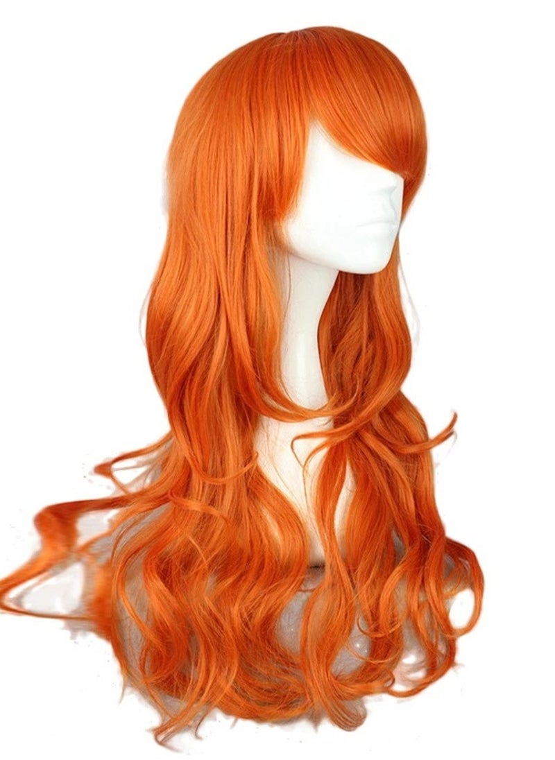 One Piece Nami Two Years Later anime wig orange long curly hair cosplay wig costumes dress up wig - pzsku/Z3BA82DD53F88FD24B121Z/45/_/1709791326/53216f97-bebe-4ec4-8a94-2df50132bdd1