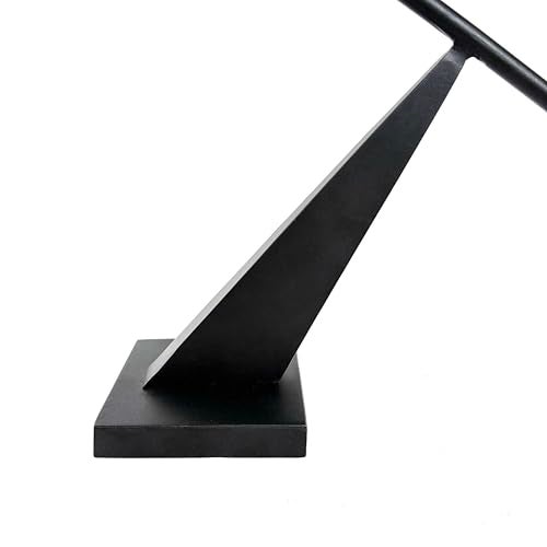 Remenna Black Metal Modern Candle Holder Candlestick Holders Decorative Candle Stand, Tapered Candle Holders Home Decoration 19 inch - Image 4