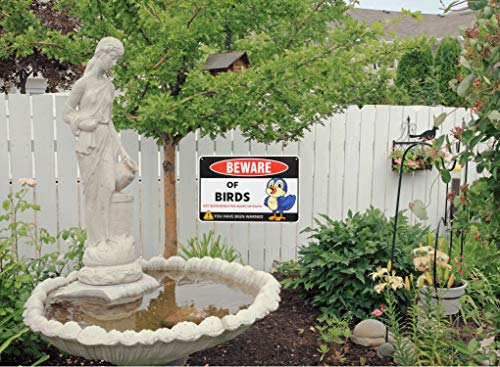 Venicor Bird Sign Decor - 8 x 12 Inches - Aluminum - Bird Gifts for Bird Lovers Women Owners - Bird Decorations for the Home Accessories Wall Art Stuff - Image 5