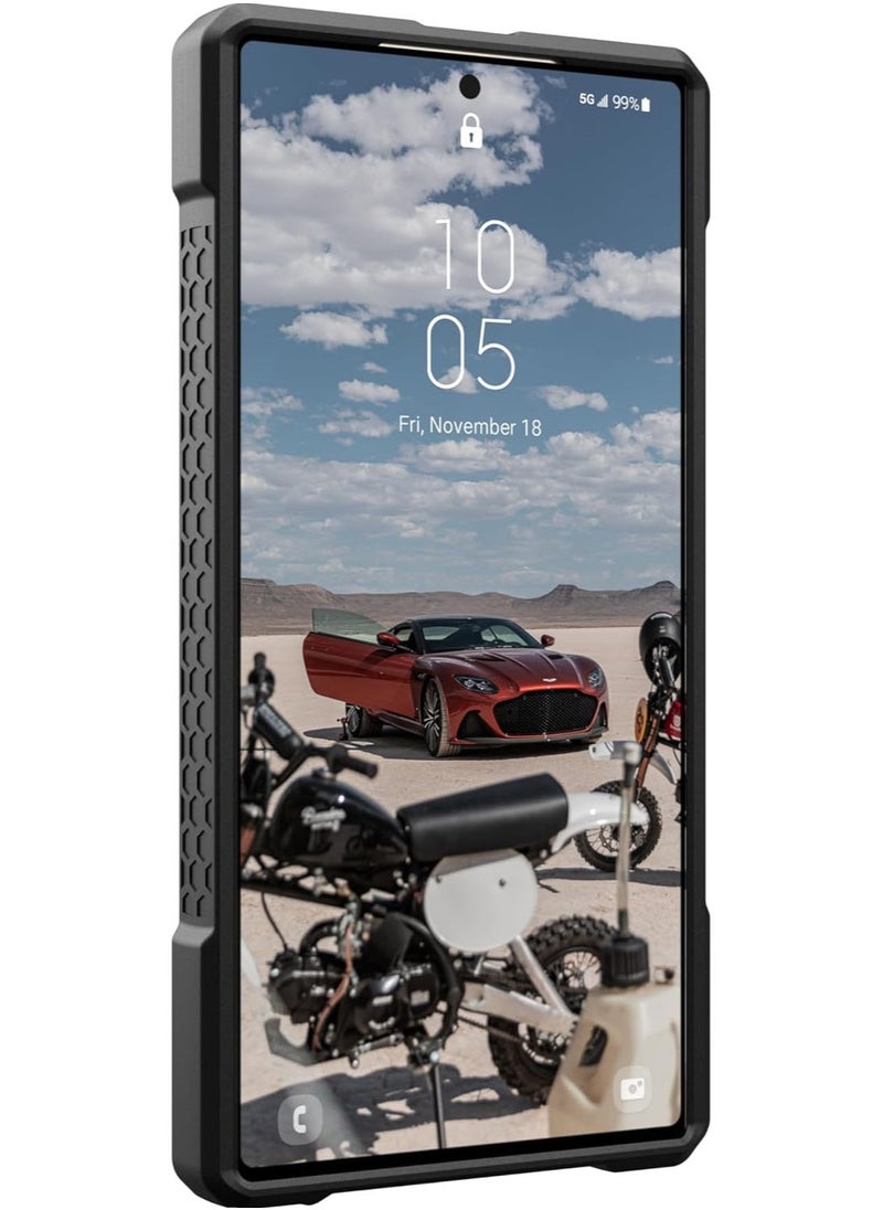 Urban Armor Gear - UAG Monarch Pro MagSafe for Samsung Galaxy S24 ULTRA Case Cover [25 Feet Drop Tested] - Carbon Fiber - Image 1