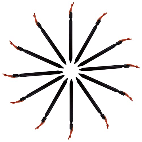 All one tech 12 Pack Tent Stakes, 7075 Ground Metal Camping Aluminum Tent Pegs, Lightweight Tent Stakes Heavy Duty Spikes Camping Accessories, Black - Image 3