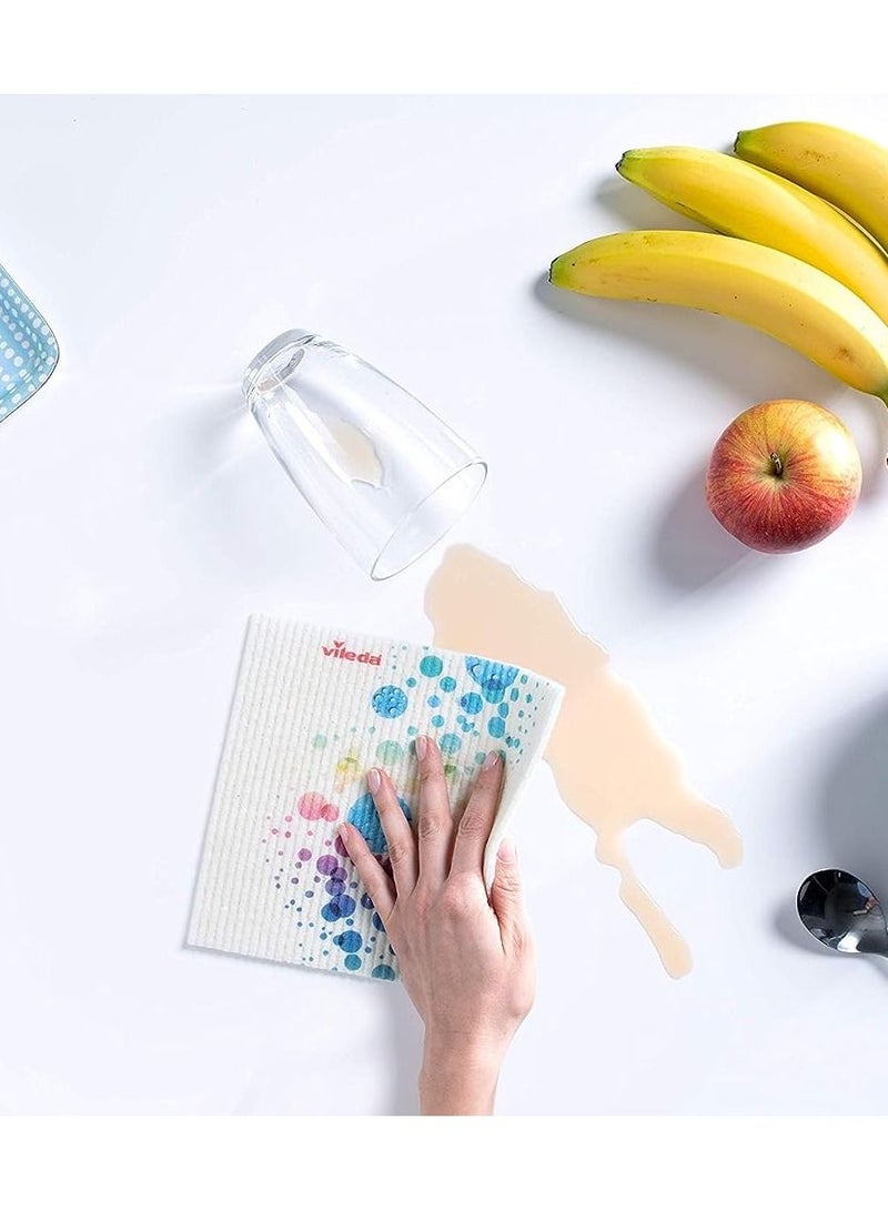 Vileda A set of Vileda cleaning tools, 3 absorbent sponges from the Design Collection, 3 stainless steel scourers and 3 tip top sponges - Image 4