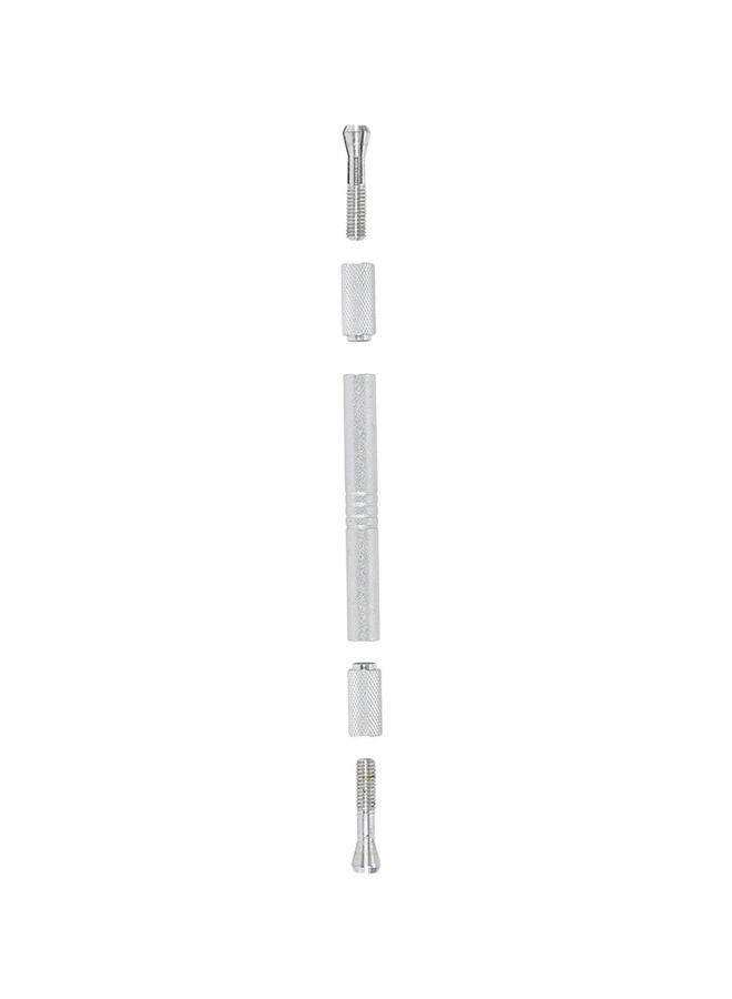 NIBEMINENT Dual-Head Eyebrow Makeup Tattoo Pen Silver - Image 4