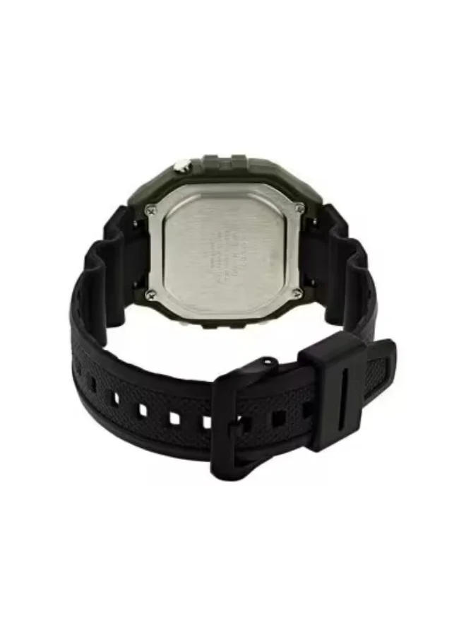 CASIO Men's Resin Digital Watch W-218H-3A - 43.2 mm