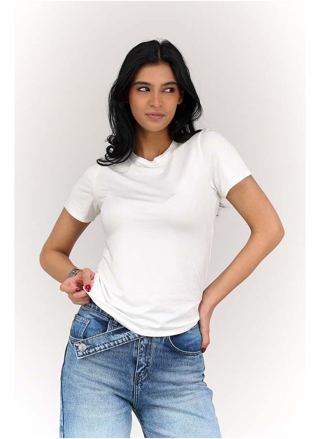 Clue - Basic Top with Short Sleeves - Image 1