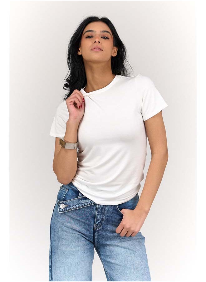 Clue - Basic Top with Short Sleeves - Image 1