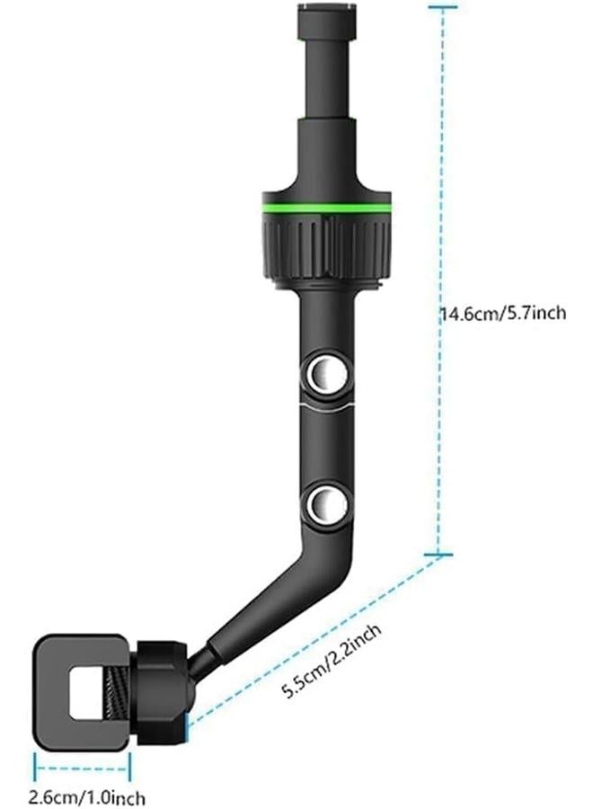 erorex Multifunctional Rearview Mirror Phone Holder 360 Degree Rotatable Universal Adjustable Smartphone Cradle Car Rearview Mirror Mount Phone And Gps Holder Compatible With All Cell Phones Green  - Image 5